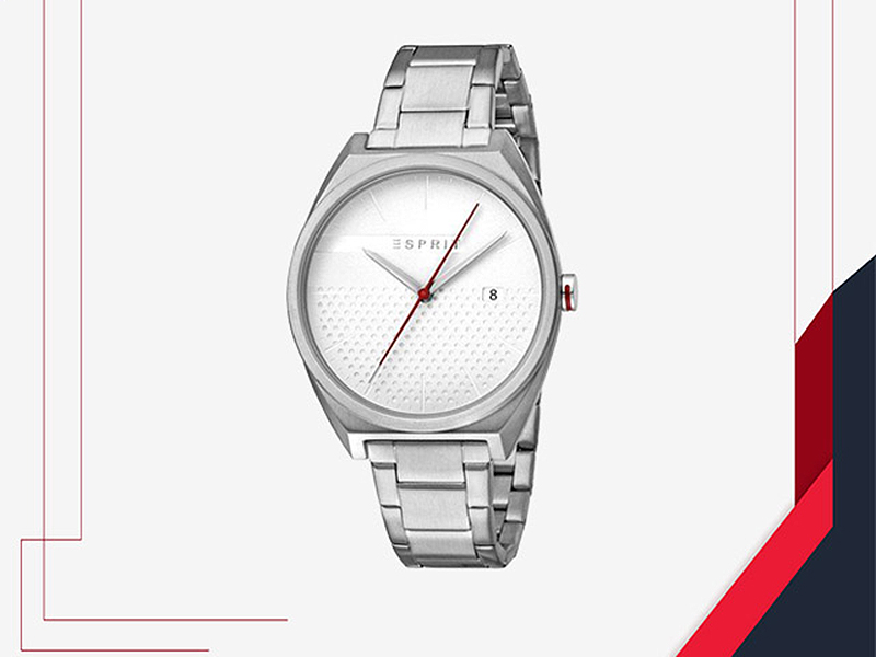 Đồng hồ Esprit ES1G056M0055 có thiết kế đơn giản nhưng không kém phần sang trọng